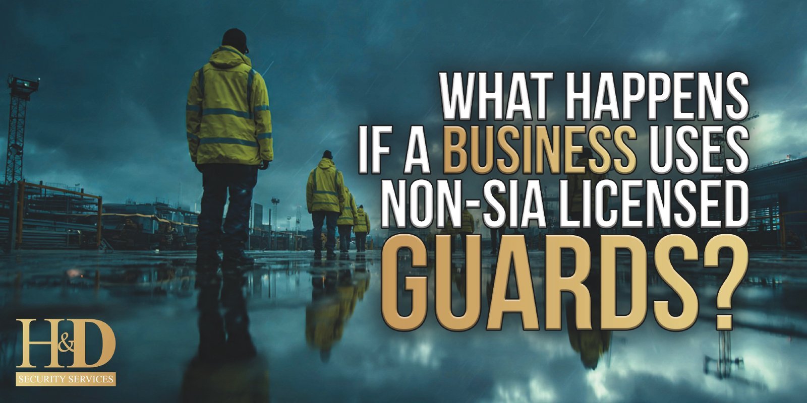 non-SIA licensed security guards