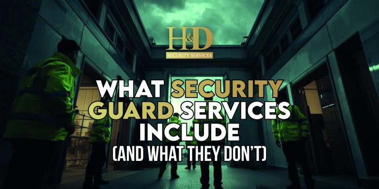 Read more about the article What Security Guard Services Include (And What They Don’t)
