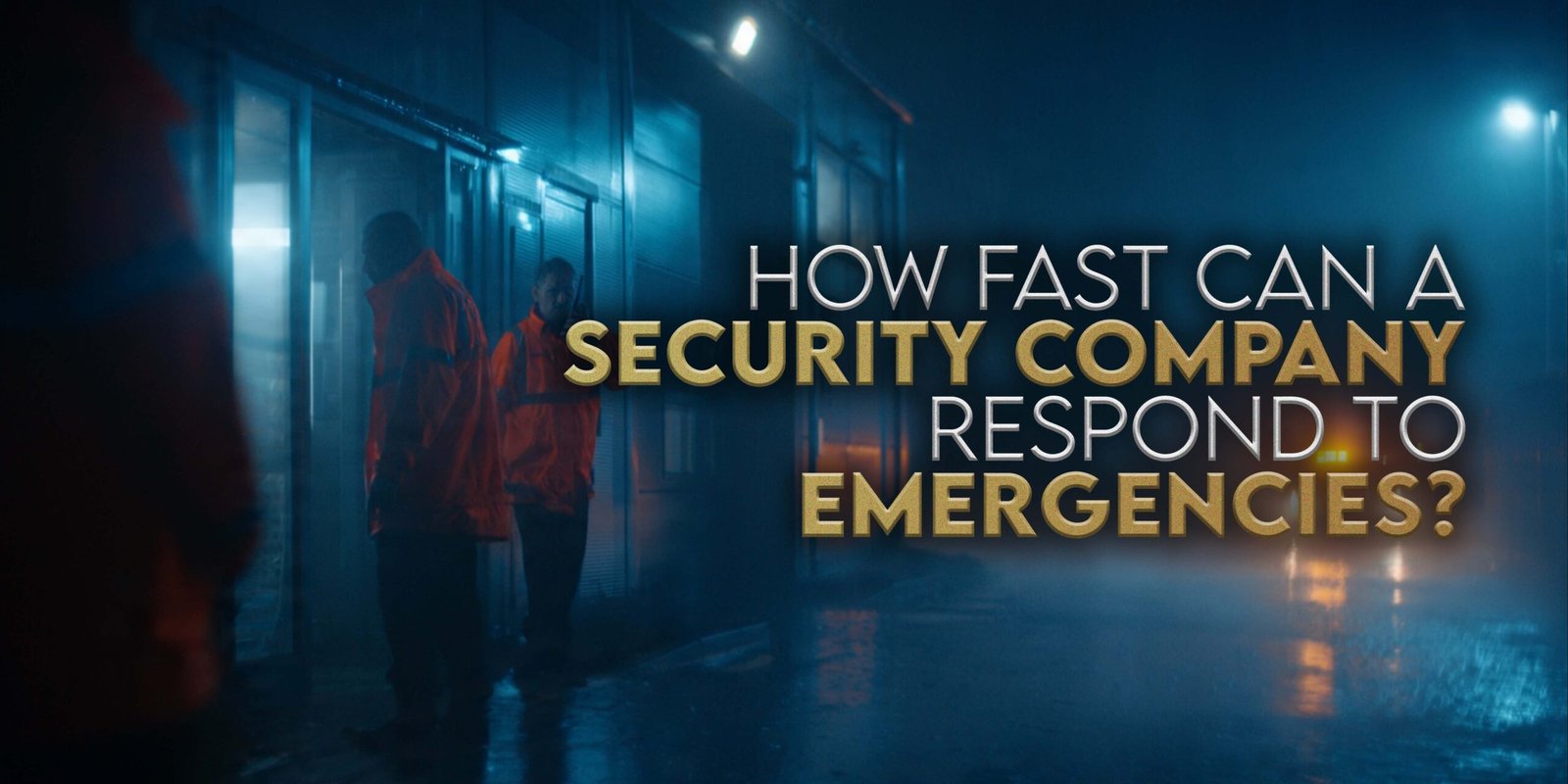 Security in Emergencies