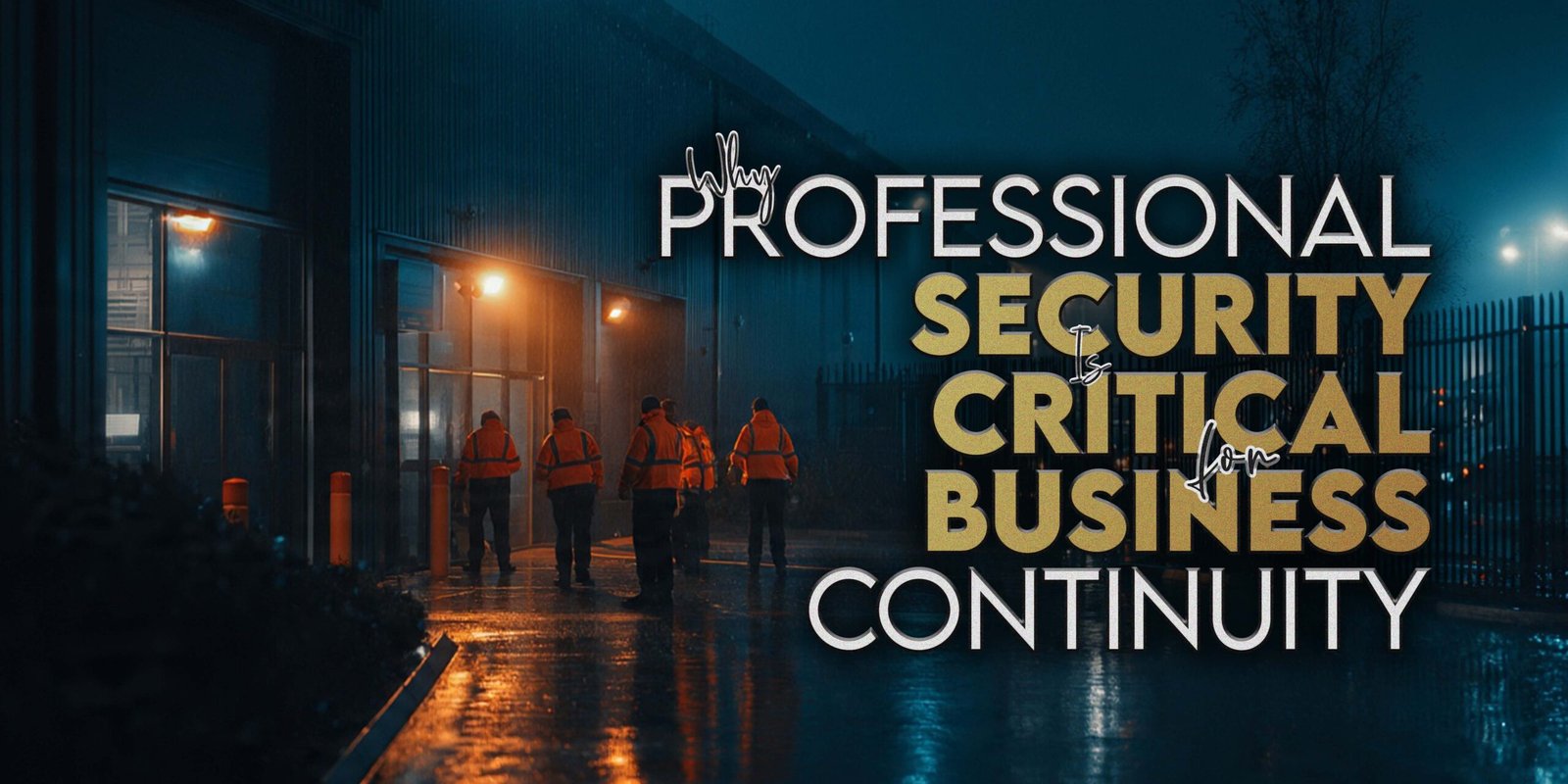 Why Professional Security Is Critical for Business Continuity