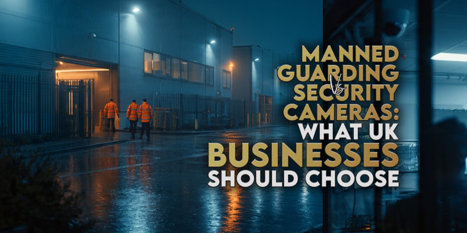 Manned Guarding vs Security Cameras: What UK Businesses Should Choose