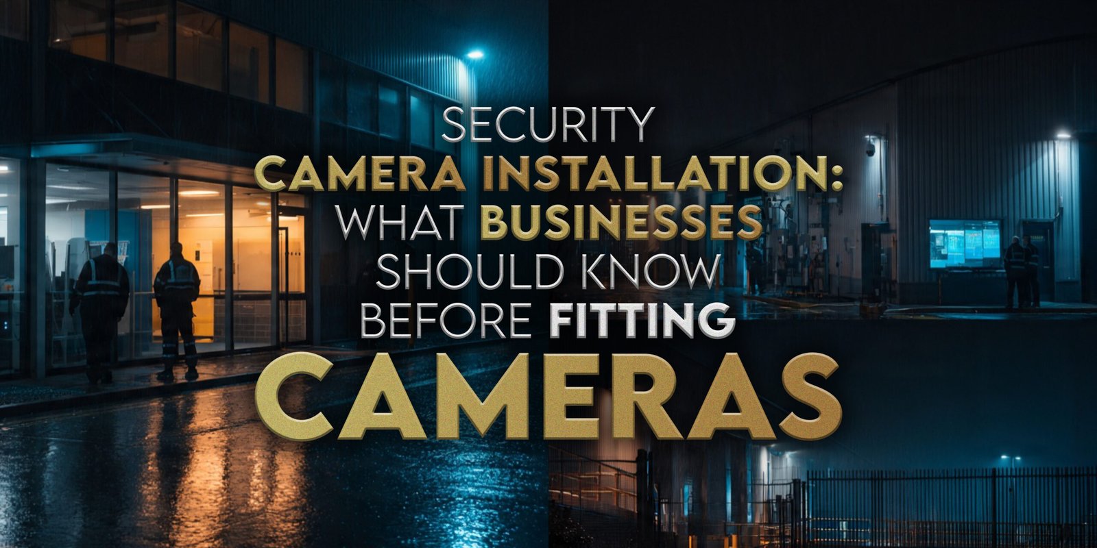 Security Camera Installation: What Businesses Should Know Before Fitting Cameras