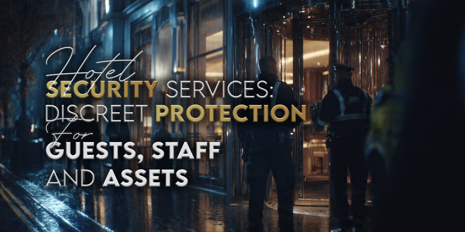 Hotel Security Services: Discreet Protection for Guests, Staff and Assets