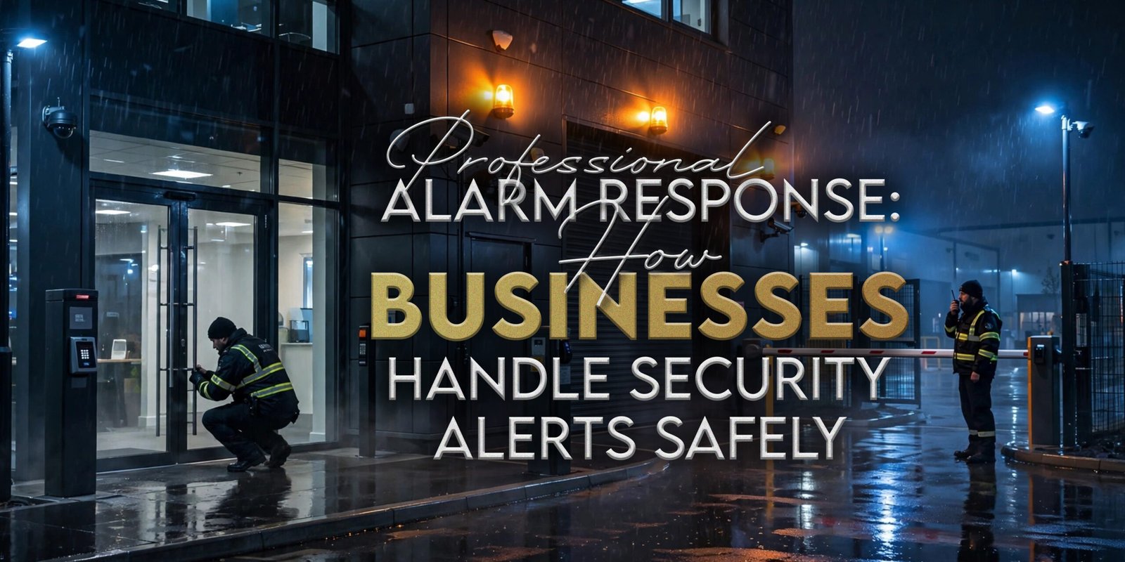 professional alarm response